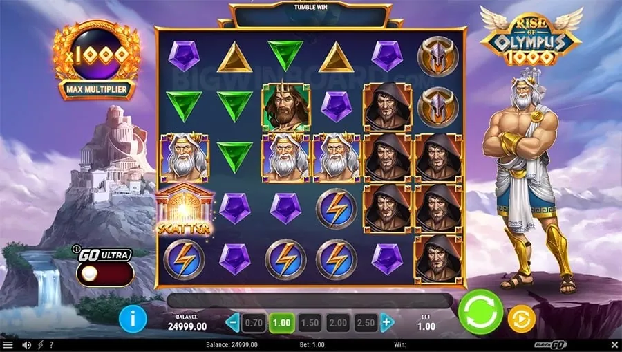 Screenshot of an exclusive x777 live slot game